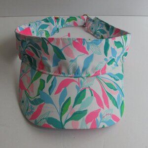 Lilly Pulitzer Sun Visor "Print with a Purpose" (Holding Court) Adjustable NWT